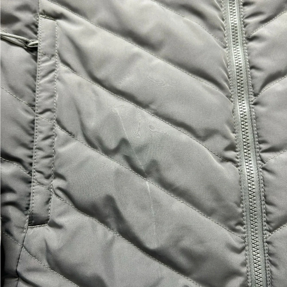 NORTH FACE WOMENS ZIP UP PUFFER JACKET 550 Sz M - Picture 13 of 15